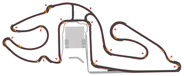 circuits ferté gauché piste- 3km6